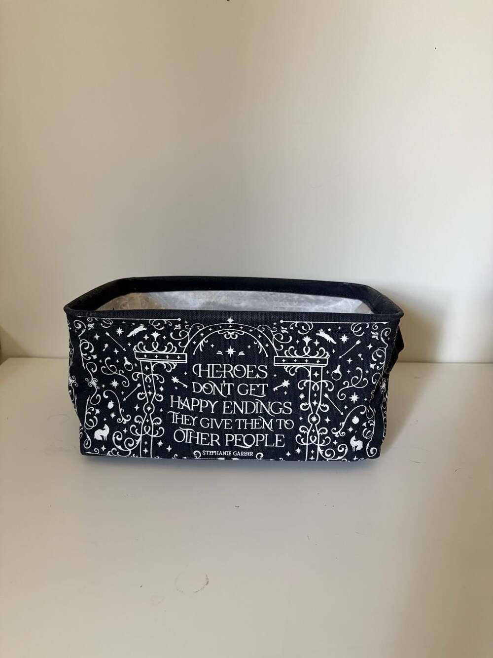 Ad Astra Per Aspera Canvas Book Basket Roman Greek Fairyloot Owlcrate